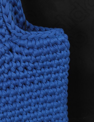 Geanta Pieces, albastru