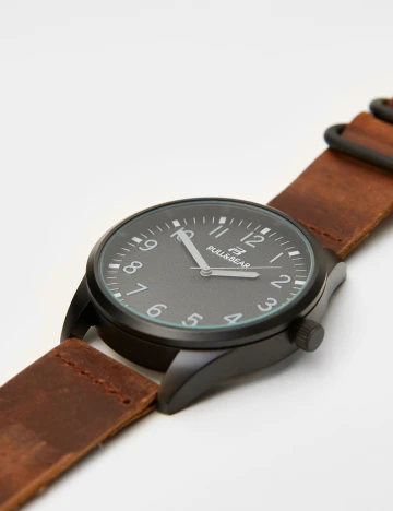 Ceas Pull&Bear, maro Maro