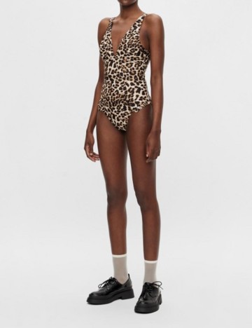 Costum de baie Object, animal print
