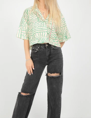 Camasa SHEIN, verde