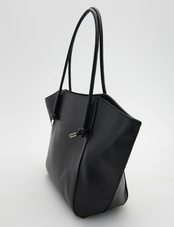 Geanta Reserved, negru Negru