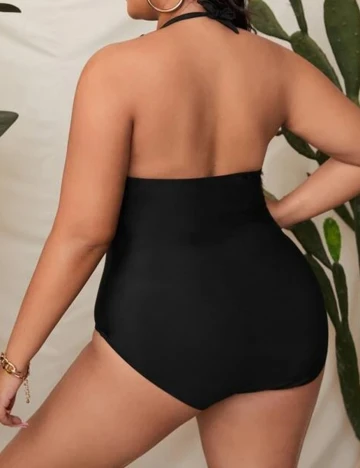 Costum de baie SHEIN CURVE, negru