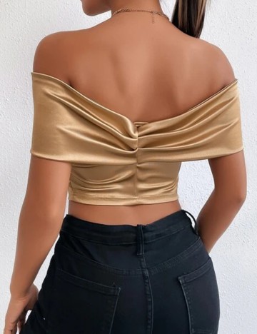 Top SHEIN, auriu