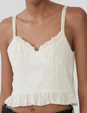 Top Zara, alb