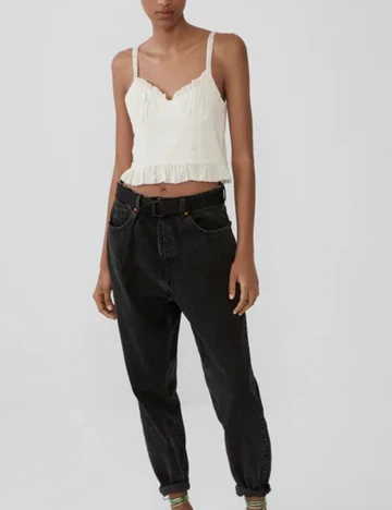 Top Zara, alb