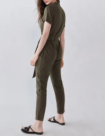 Salopeta Sinsay, verde inchis