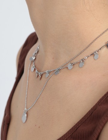 Colier s.Oliver, argintiu