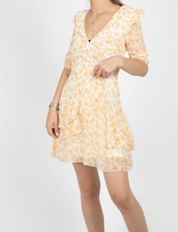 Rochie Scurta Miss ord, floral, XS