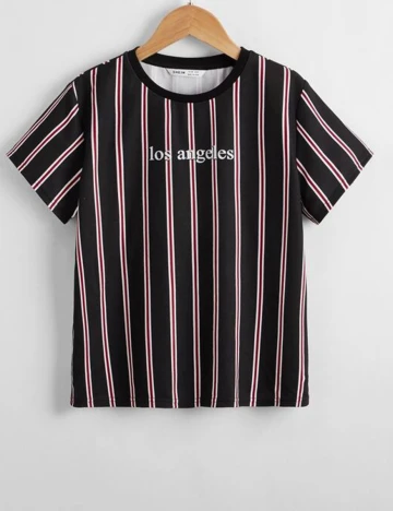 Tricou Shein Kids, negru