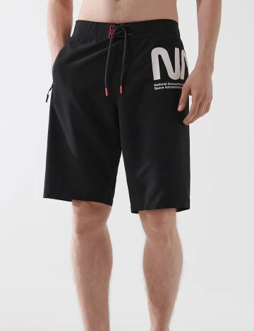 Pantaloni Scurti CROPP, negru Negru