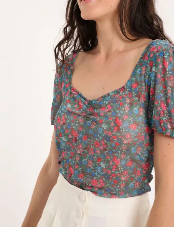 Top Pimkie, floral Floral print