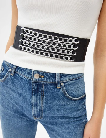 Curea Bershka, negru