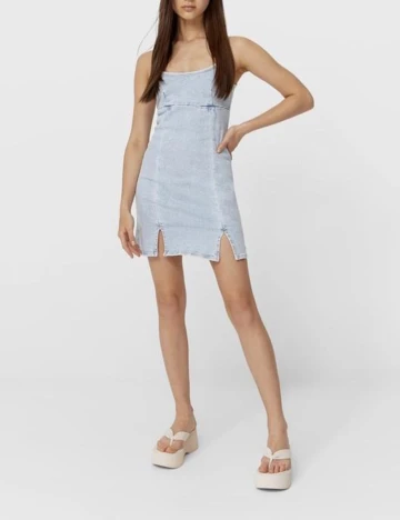 Rochie scurta Stradivarius, bleu