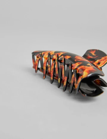 Clama de par Bershka, negru Negru