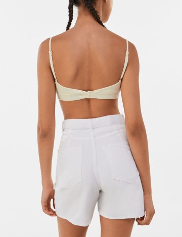 Top Bershka, galben