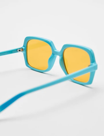 Ochelari de soare Bershka, bleu Albastru