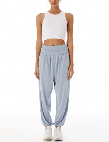 Pantaloni Stradivarius, bleu, S