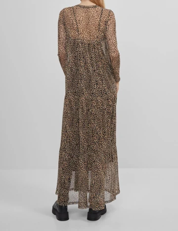 Rochie lunga Bershka, animal print
