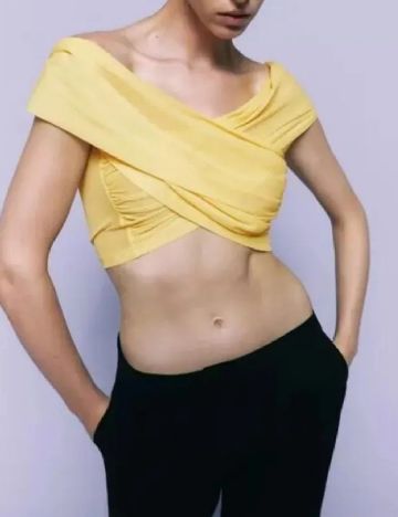 Top Zara, galben