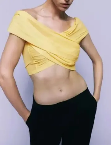 Top Zara, galben