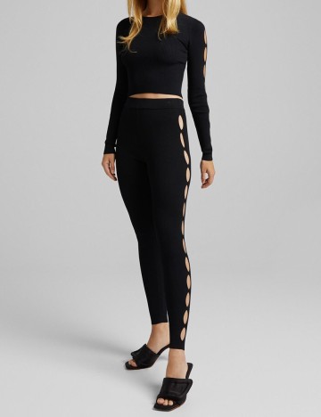 Colanti Bershka, negru