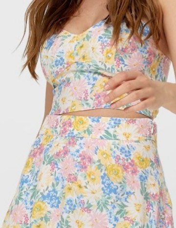 Top Stradivarius, floral