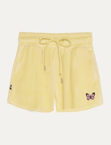 Pantaloni scurti Bershka, galben