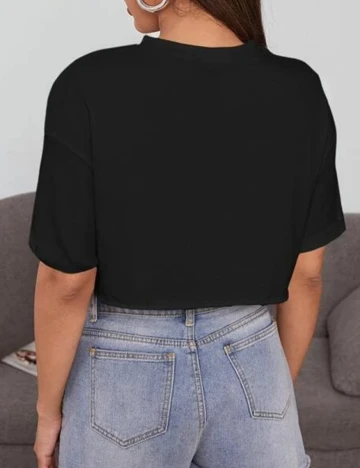 Top SHEIN, negru