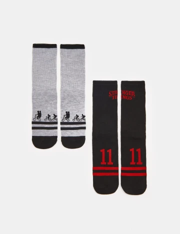 Set Sosete Sinsay, gri/negru Negru