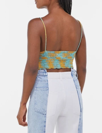 Top Bershka, mix culori