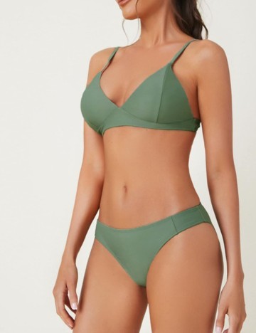 Costum de baie SHEIN, verde