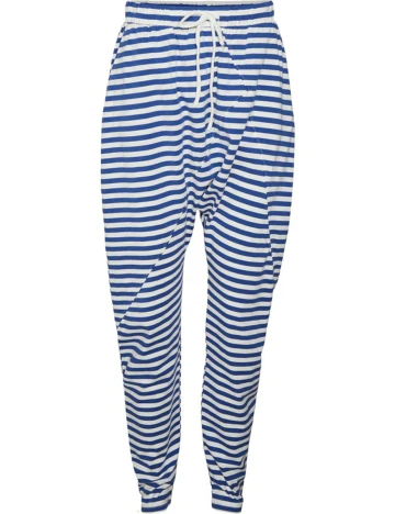 Pantaloni Vero Moda, alb/albastru Alb