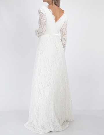 Rochie Lunga Moments New York, alb