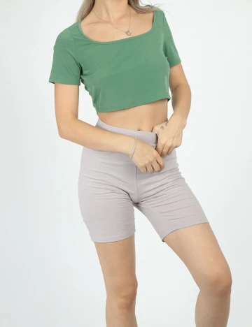 Top SHEIN, verde Verde