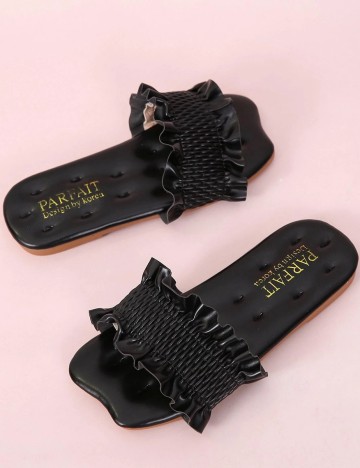 Slapi Shein Kids, negru