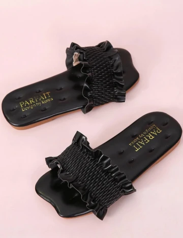 Slapi Shein Kids, negru