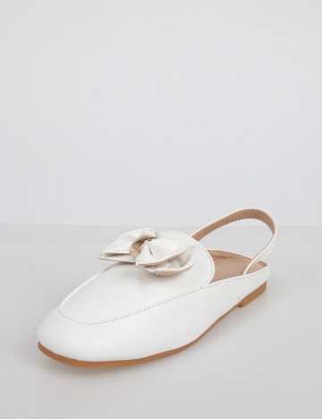 Mocasini Shein Kids, alb