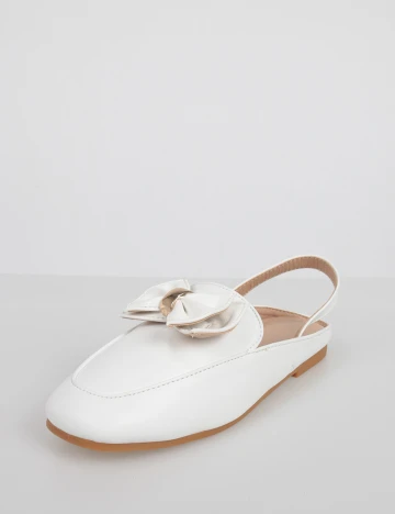 Mocasini Shein Kids, alb