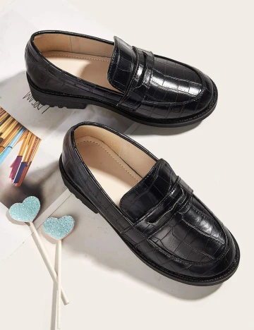 Pantofi Shein Kids, negru