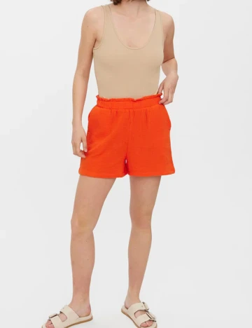 Pantaloni Scurti Vero Moda, portocaliu