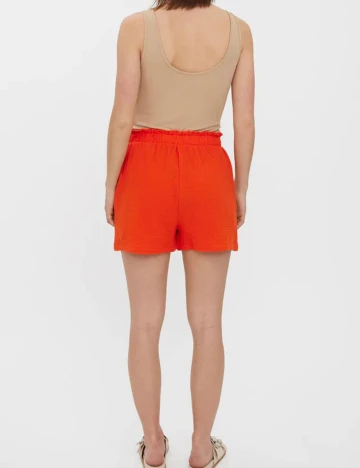 Pantaloni Scurti Vero Moda, portocaliu
