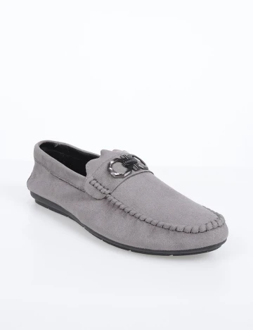 Mocasini SHEIN, gri