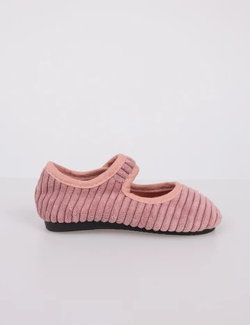 Pantofi Shein Kids, roz pudra