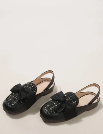 Mocasini Shein Kids, negru