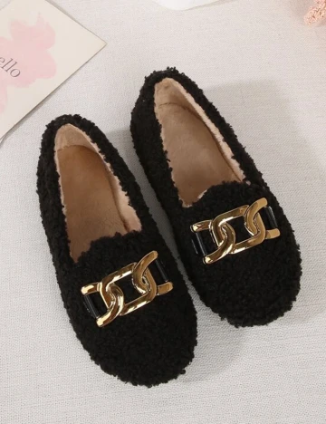 Mocasini Shein Kids, negru