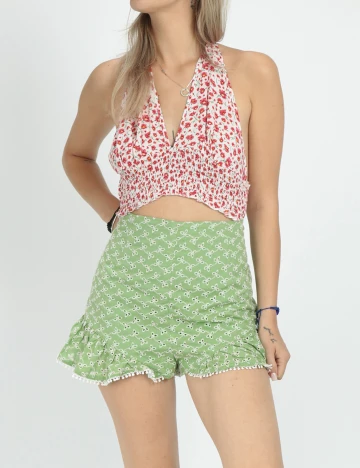 Pantaloni scurti SHEIN, verde