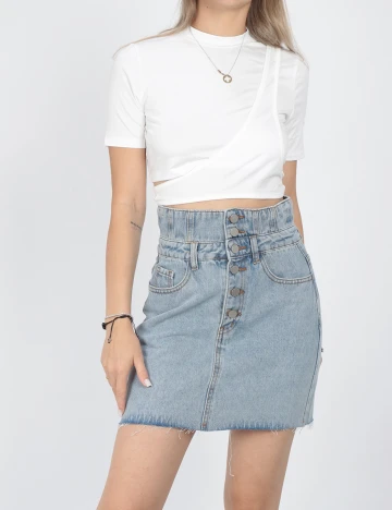 Top SHEIN, alb