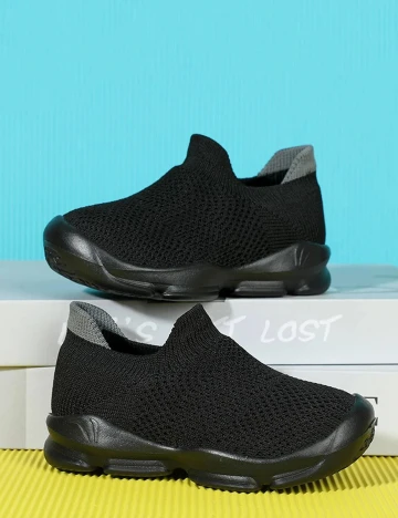 Adidasi Shein Kids, negru
