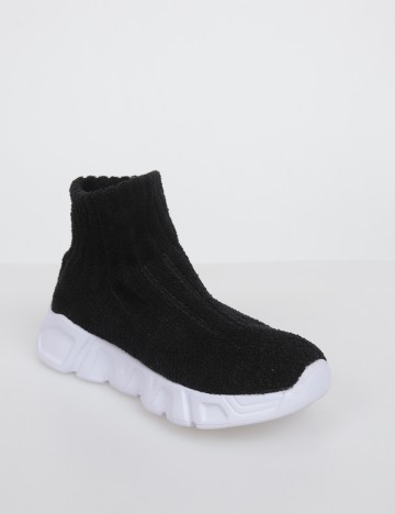 Adidasi Shein Kids, negru