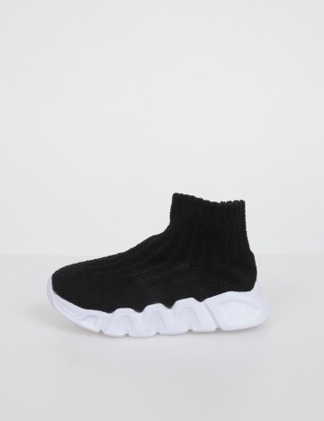 Adidasi Shein Kids, negru